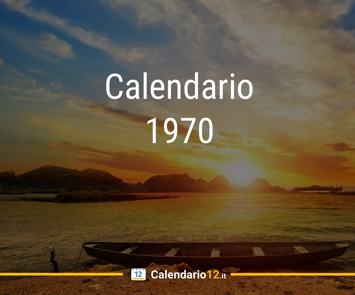 24+ Calendario Lunare 1970 planning orario settimanale